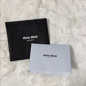 Miu Miu Beauty Charms NWT — Black & White